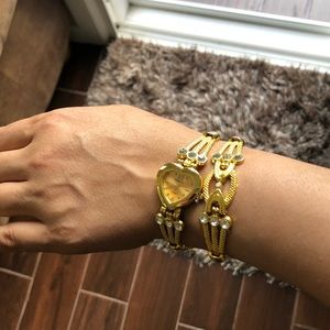 Omax watch and bracelet set